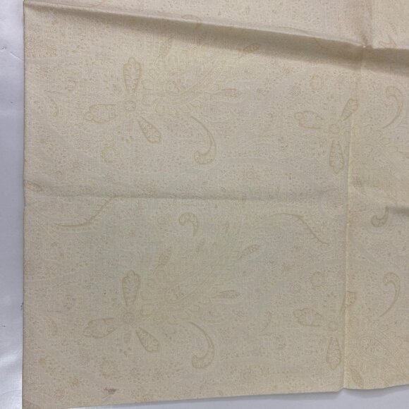 1 Yd Tone on Tone Paisley Butter Yellow Quilting Fabric - Picture 2 of 4